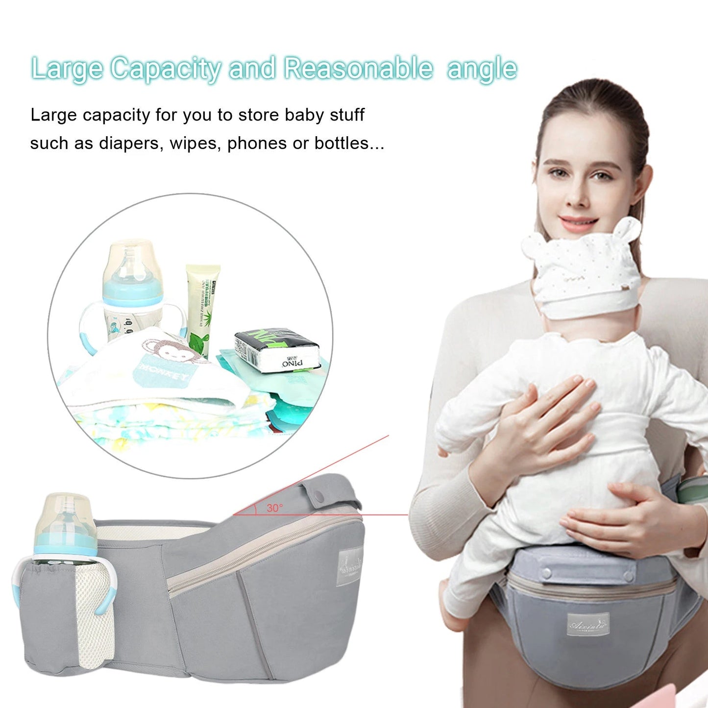 SnuggleNest™ All-in-One Baby Carrier