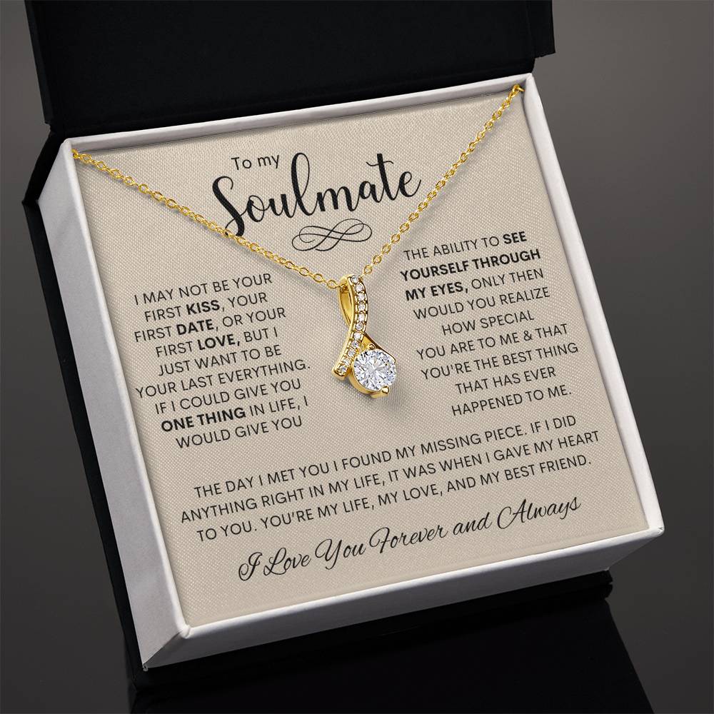 To My Soulmate | I Love You, Forever & Always - Alluring Beauty Necklace