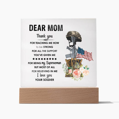 For Mom | Square Acrylic Plaque