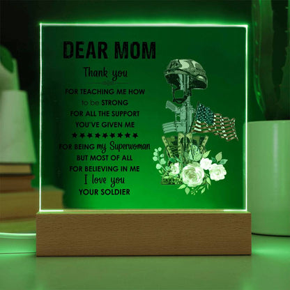 For Mom | Square Acrylic Plaque