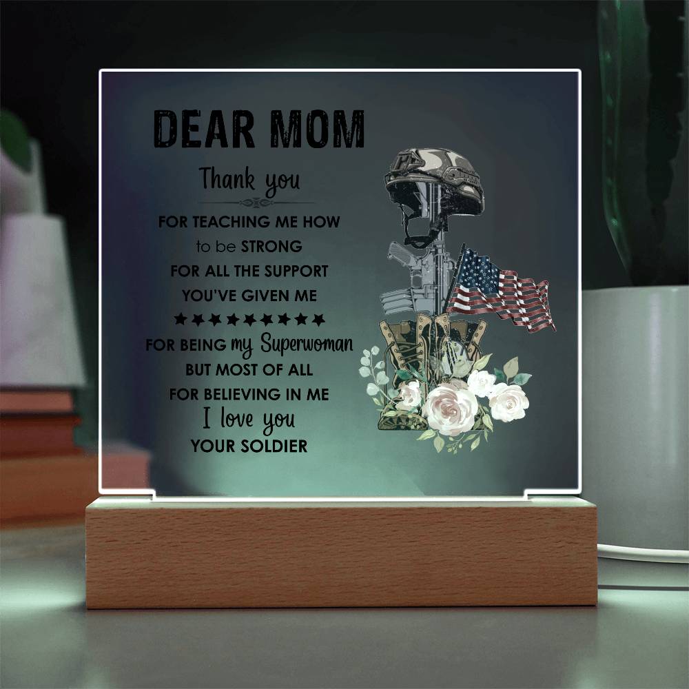 For Mom | Square Acrylic Plaque