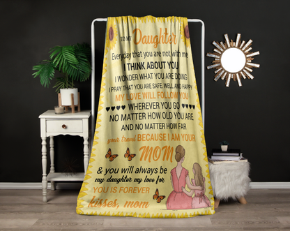 To My Daughter | Arctic Fleece Blanket 50x60