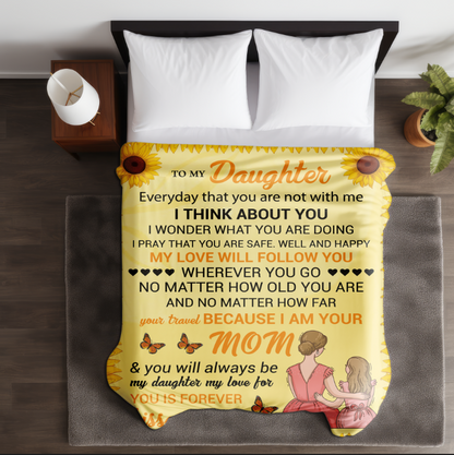 To My Daughter | Arctic Fleece Blanket 50x60